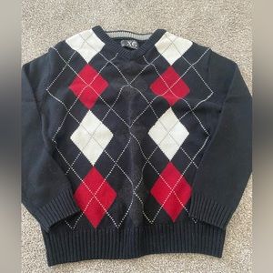 vintage argyle sweater